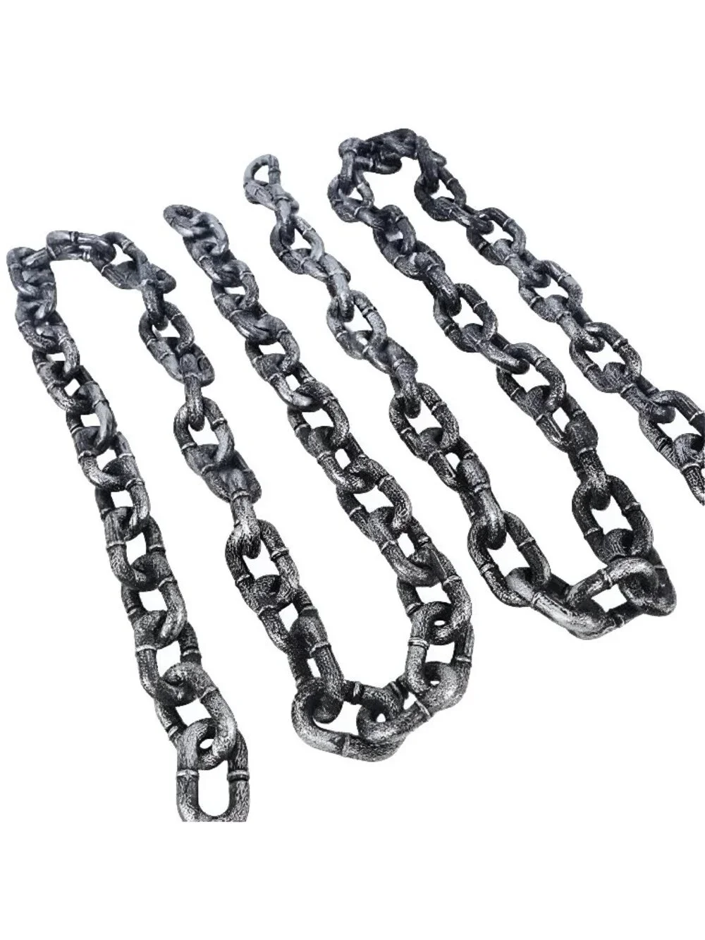2 Pack Halloween Plastic Chains, 6FT Fake Chain Links